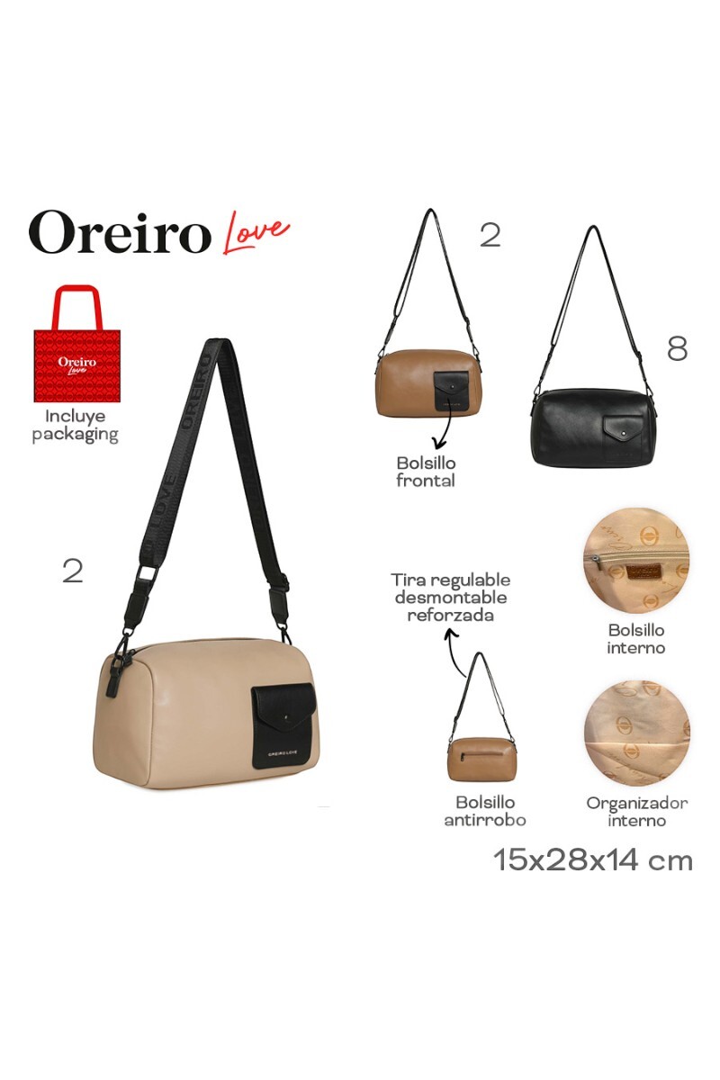 Cartera Oreiro Beige
