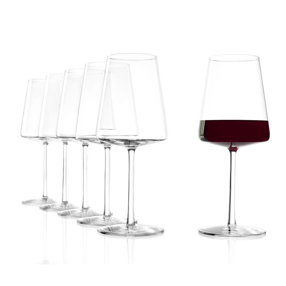 SET 6 COPAS CRISTAL TRANSPARENTE VINO 520 ML
