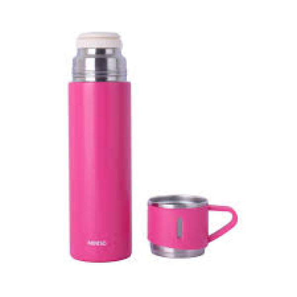 Termo con taza 500ml rosa