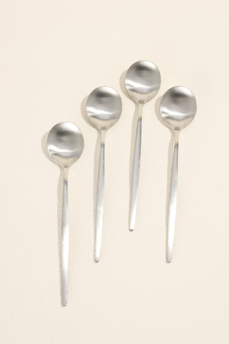 Cuchara Fiordo, Set 4 Un. Plateado Color Unico