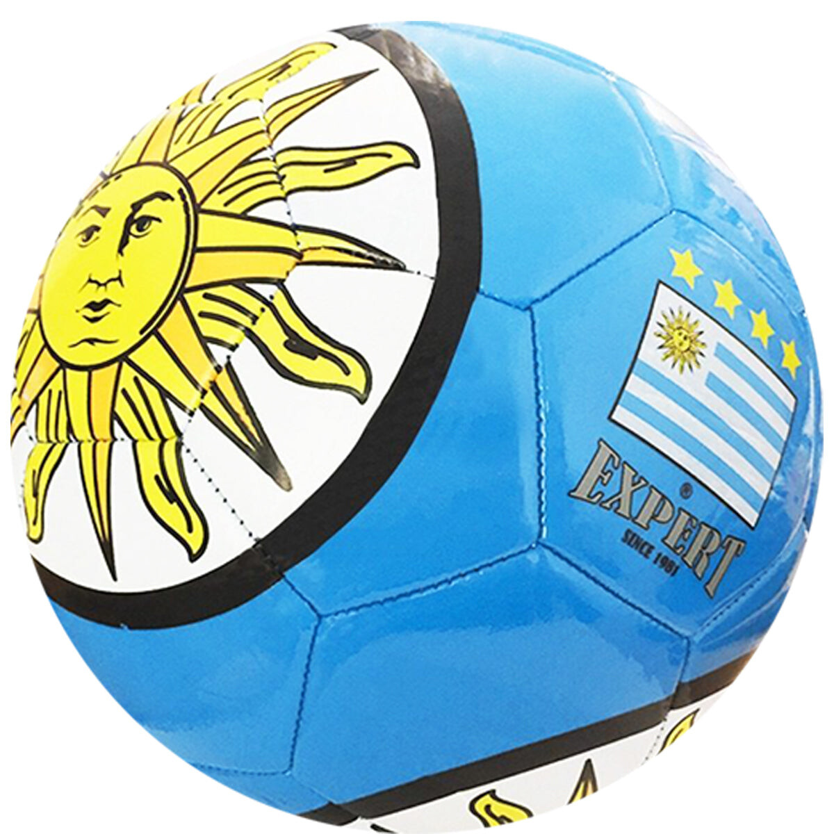 Pelota Expert N2 Diseño Uruguay Fútbol Calidad - Celeste 