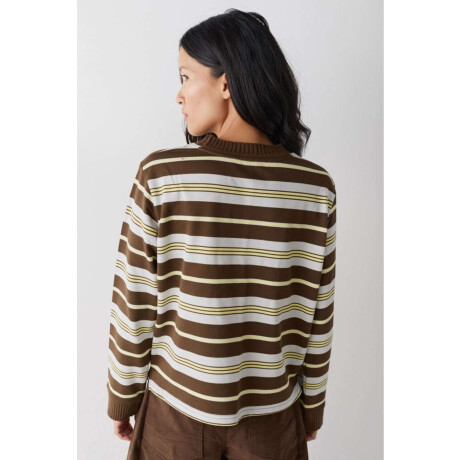 Pre Venta Buzito Savia Rayas Chocolate