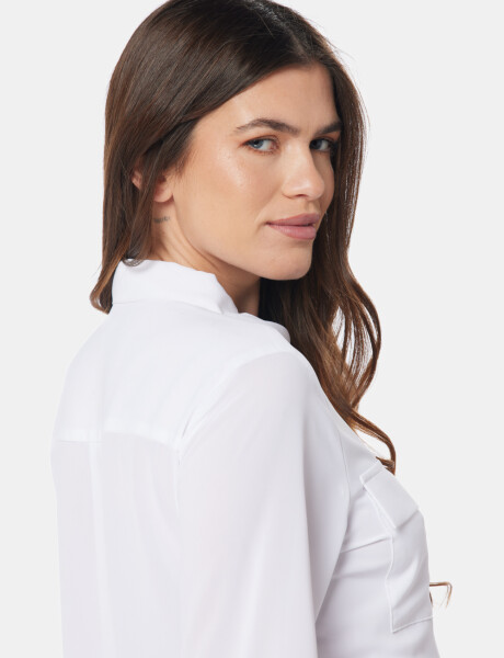 BLUSA MANGA LARGA Blanco