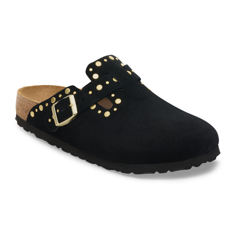 Zueco Boston Rivet LEVE - Estrecho Black