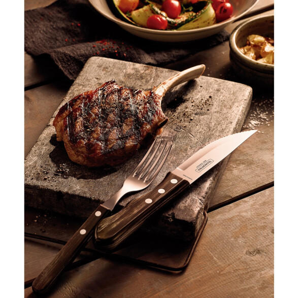 Juego para asado modelo CHURRASCO, 12 piezas -TRAMONTINA TN7790