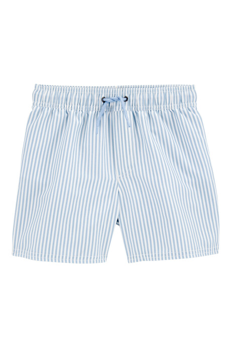 Short de baño, con protección UPF 50+, diseño a rayas Short de baño, con protección UPF 50+, diseño a rayas