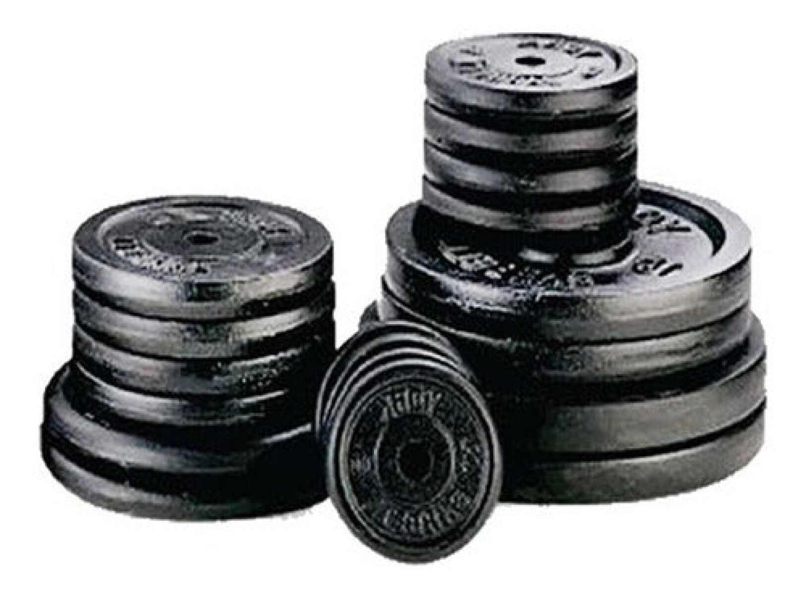 Disco Hierro 20Kg Expert Compacto Pesa P/ Barras y mancuernas - Fit014003-20k 