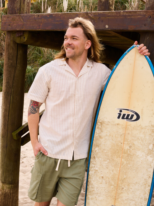 CAMISA ERIAN RUSTY Crudo
