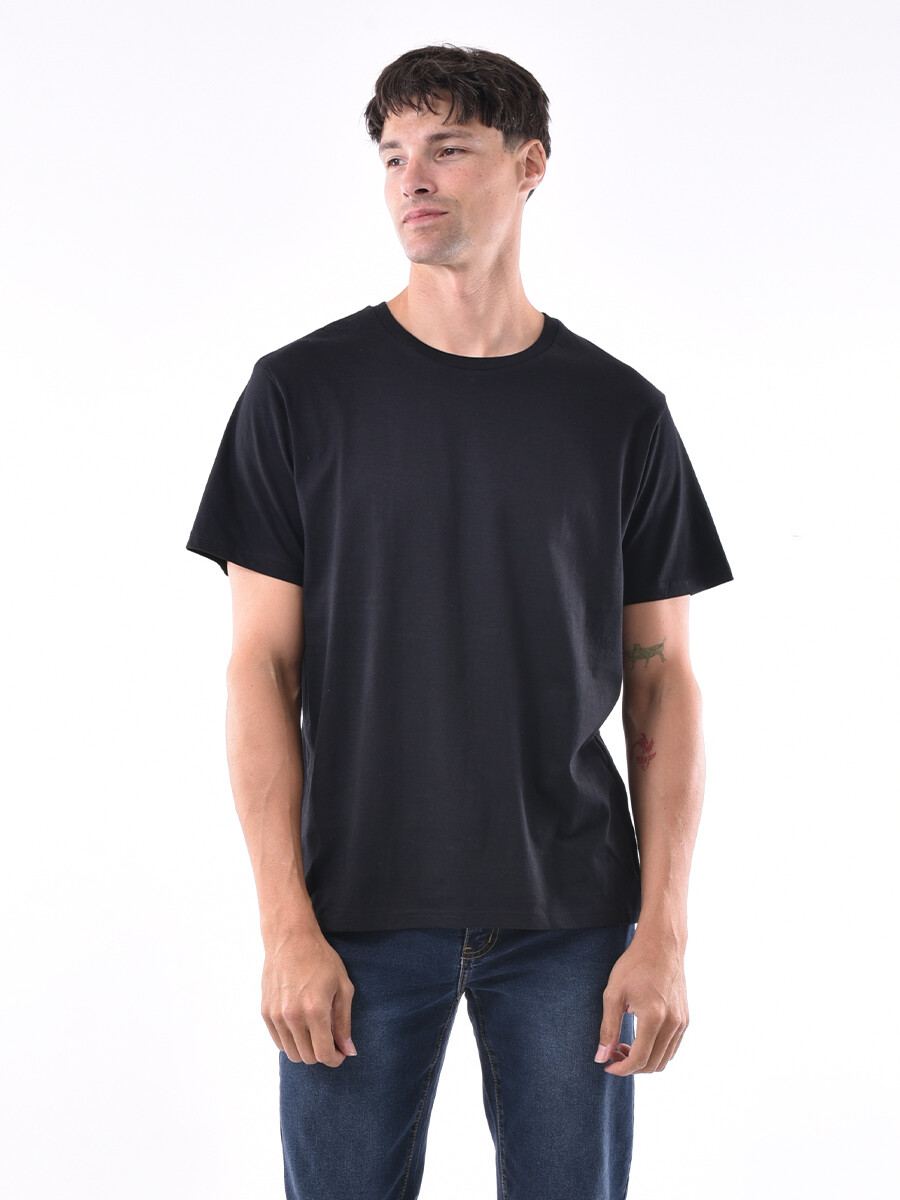 REMERA NAUPLIA - NEGRO 