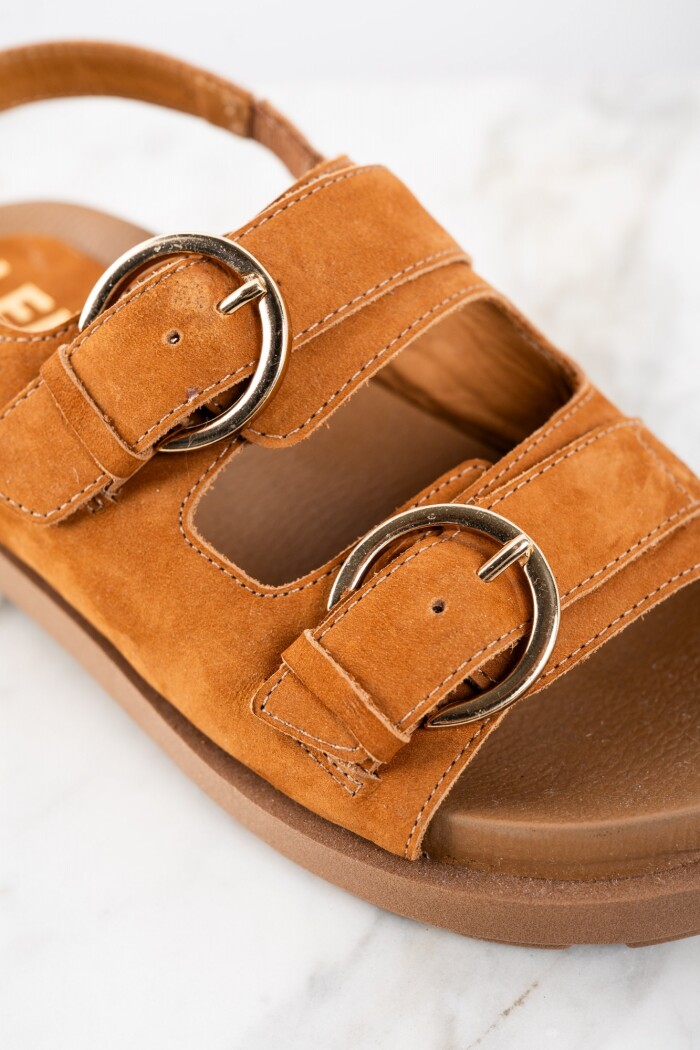 Sandalia Gamuza Mocha