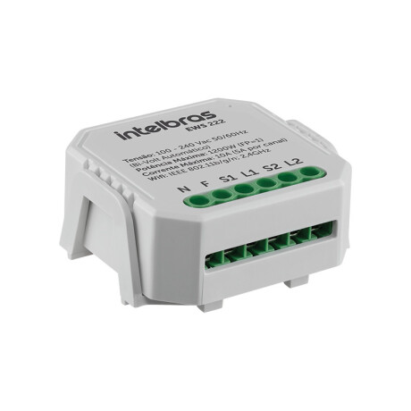 Smart Home Control WiFi 2 Interruptor EWS 222 IZY Intelbras 5468