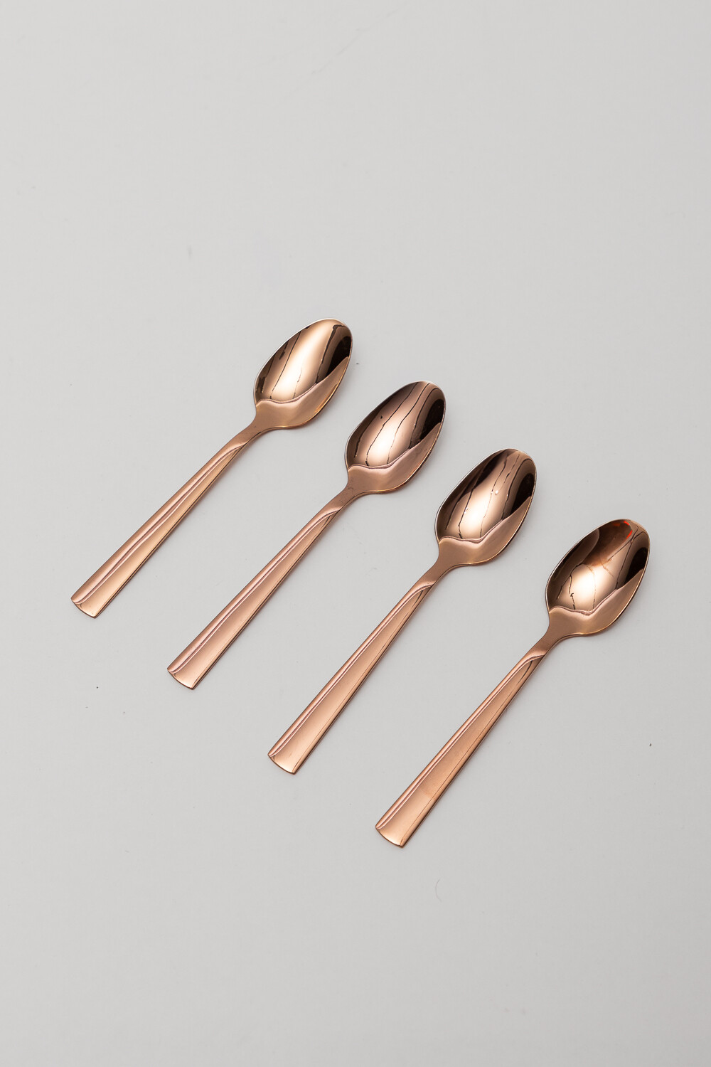 Cuchara Para Café Asher Set 4 Un. Rose Gold Color Unico