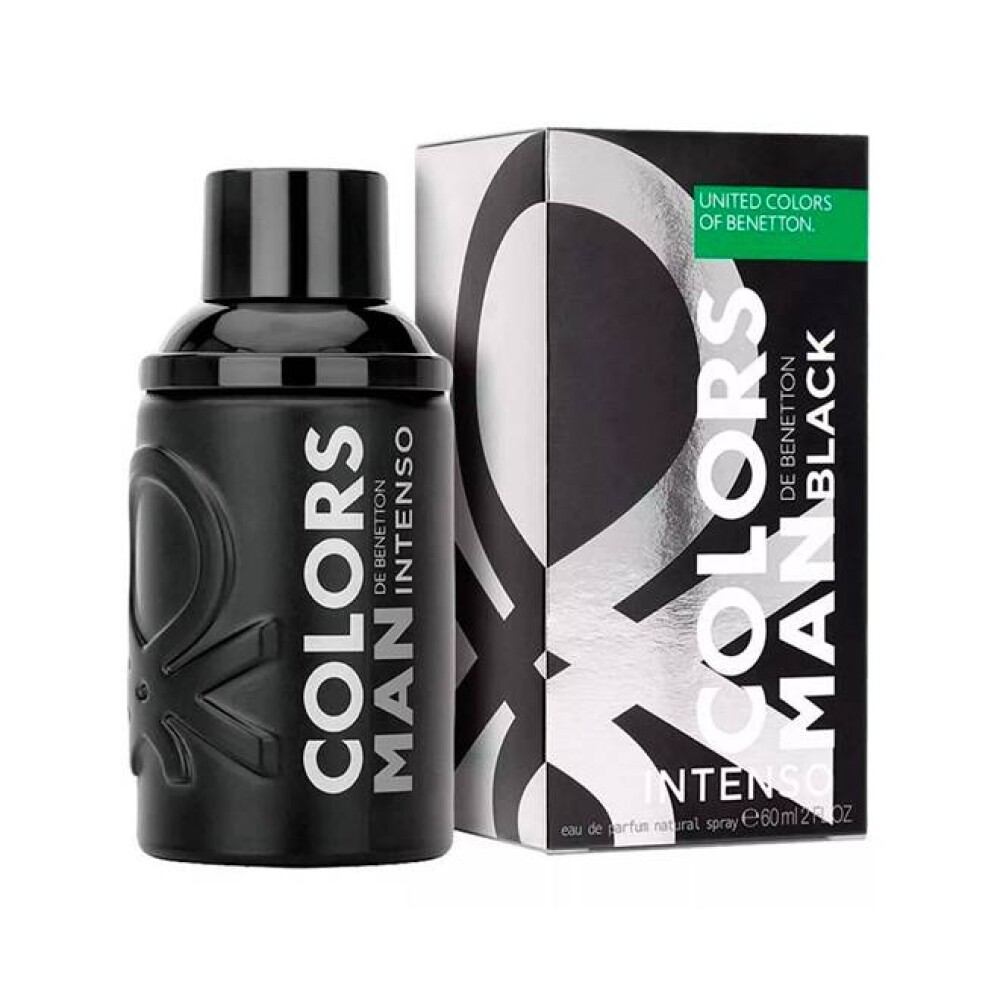BENETTON BLACK MAN INTENSO EDP CJ X 100 única