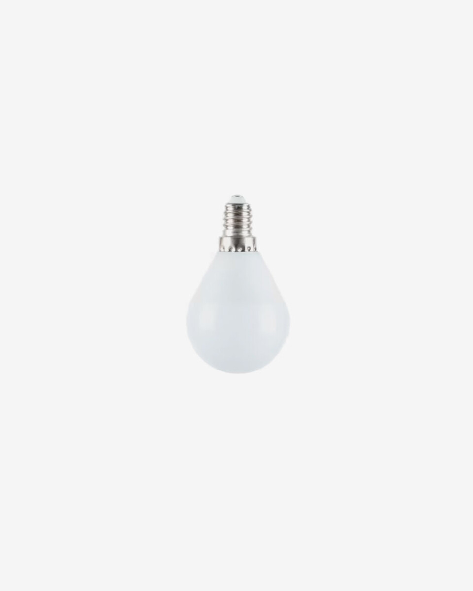 Bombilla LED Bulb E14 de 4W y 38 mm luz cálida 