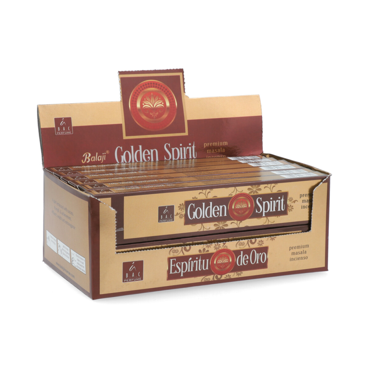 INCIENSO BALAJI CAJA DE MASALA 15GR X12 - Espiritu De Oro 