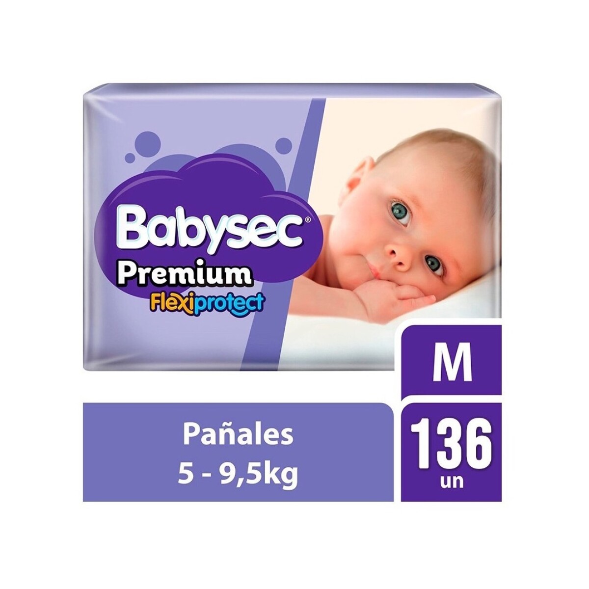 Pañales Babysec Premium M X 136 - 001 