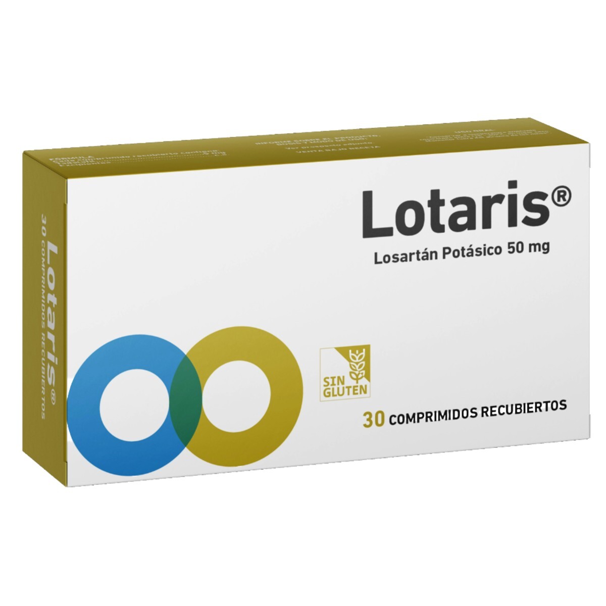 LOTARIS 50 MG. CJ X 30 COMP. REC. 