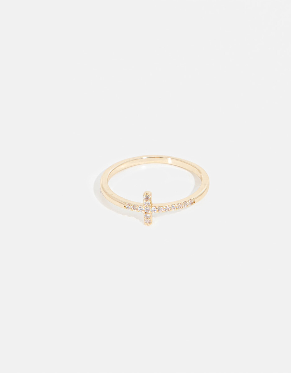 Anillo Con Cruz 
