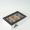 Caja Para Té Aryel, 6 Separaciones. Negro