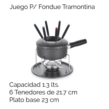 Juego P/fondue 16cm Tramontina 2055/614 Unica