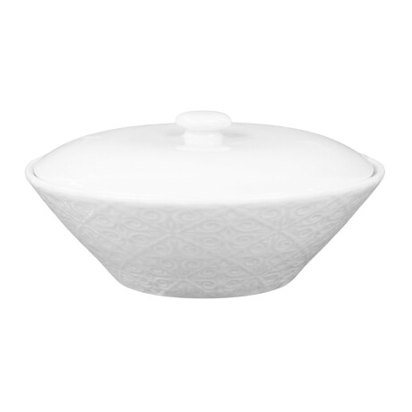 Bowl de ceramica labrado con tapa Bowl de ceramica labrado con tapa