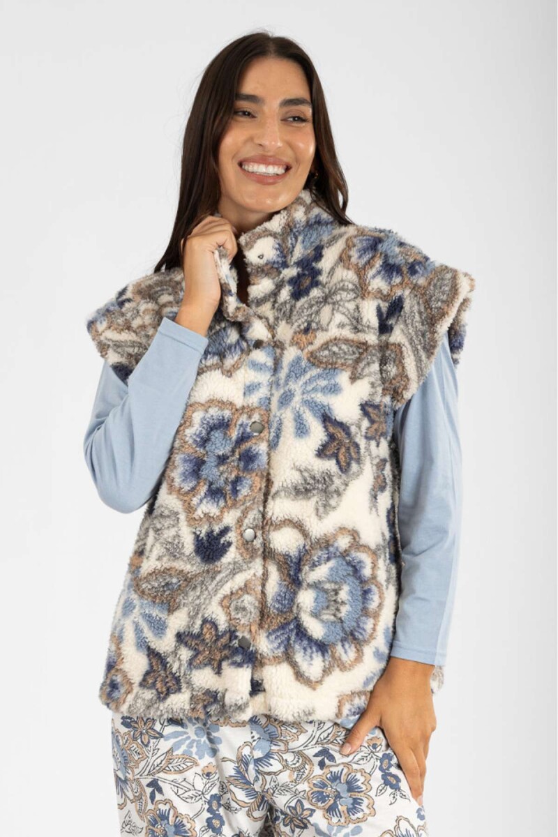 Chaleco salvia - Azul 