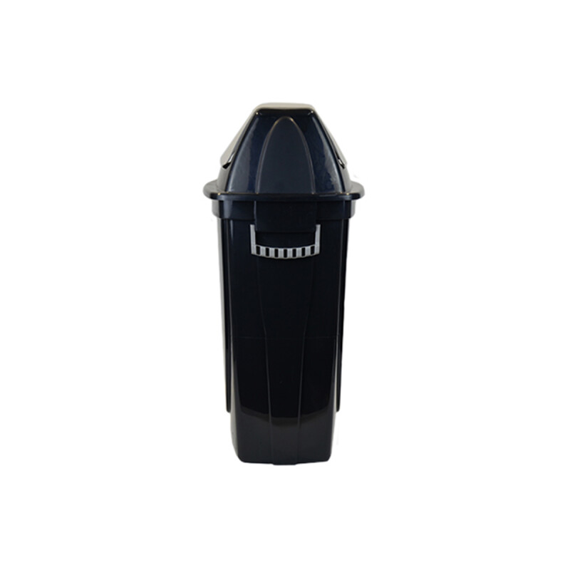 Tarro de residuos con tapa vaivén 28 lts Ecoblack NEGRO