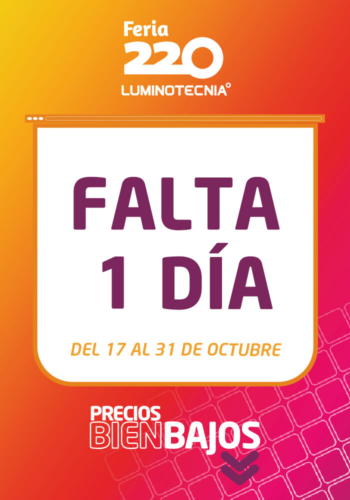 Falta 1 día feria 220