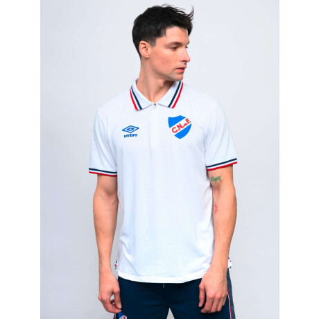 Polo Enkel de Hombre Blanco