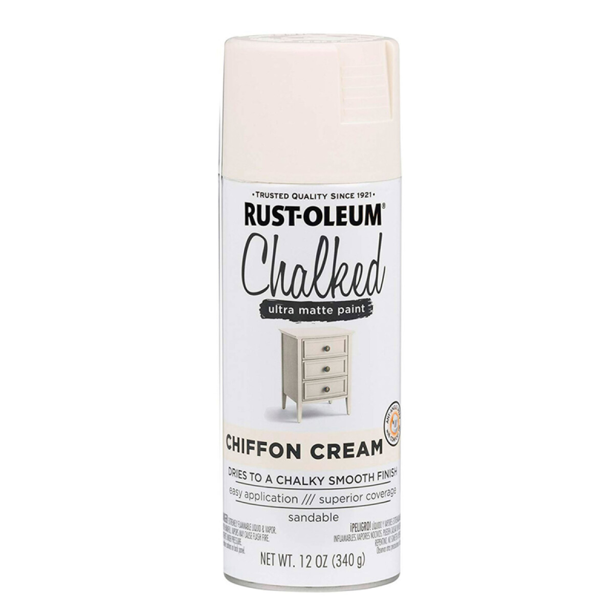 AEROSOL RUST OLEUM TIZADO CREMA GASA 340GR. - N/a 