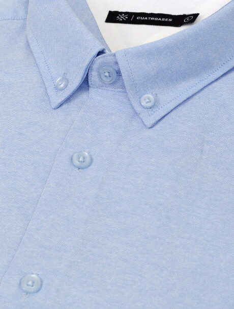 Camisa m/l oxford celeste