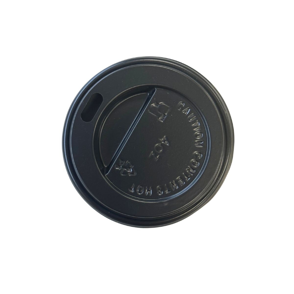 Tapa De Plastico Negra Para Vaso - 4oz - 2000 Uds (vas4001) 
