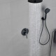 MEZCLADORA DUCHA EMPOTRADA MONOCOMANDO NEGRO MATE SPRINT NEGRO