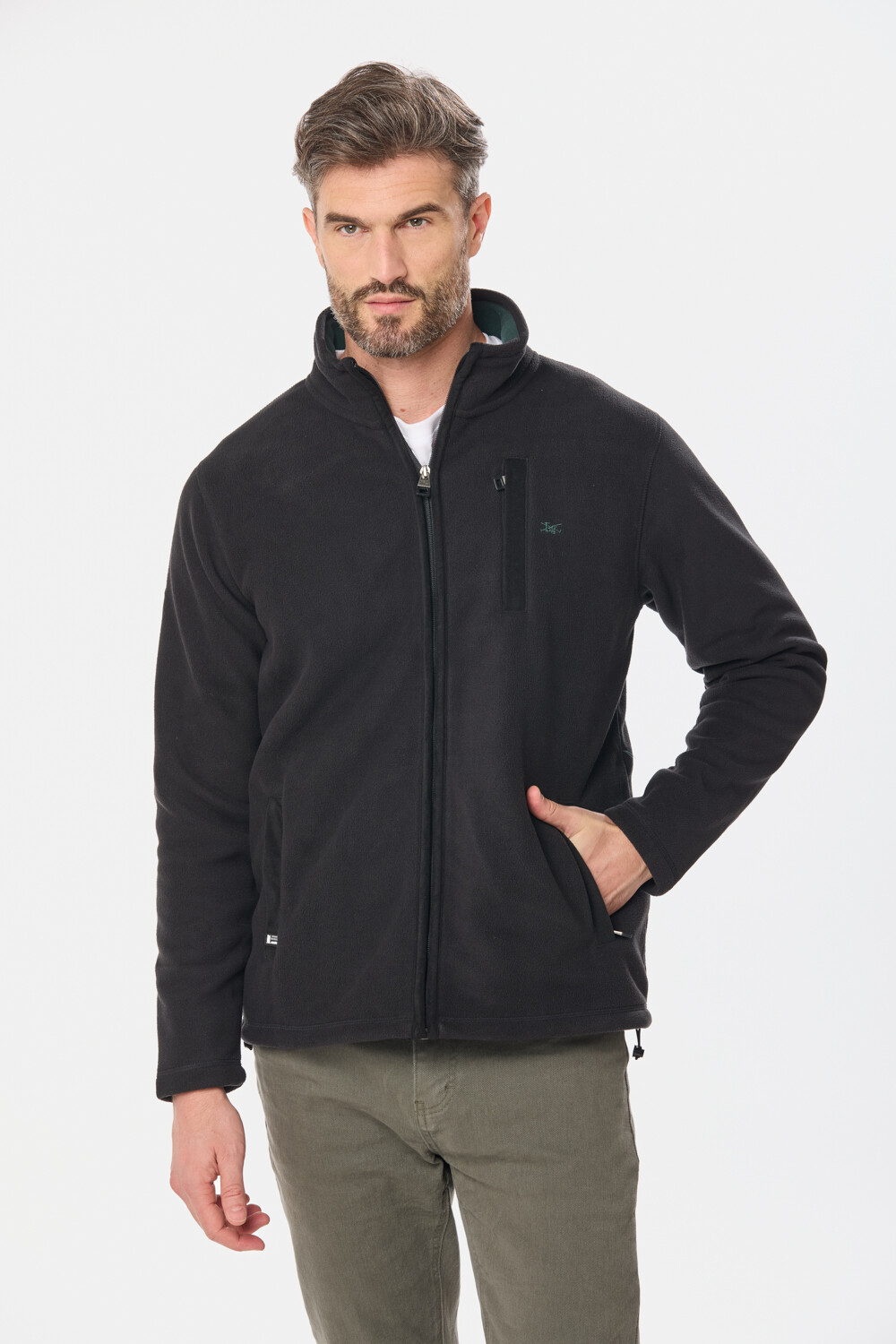 CAMPERA POLAR DE ABRIGO Negro