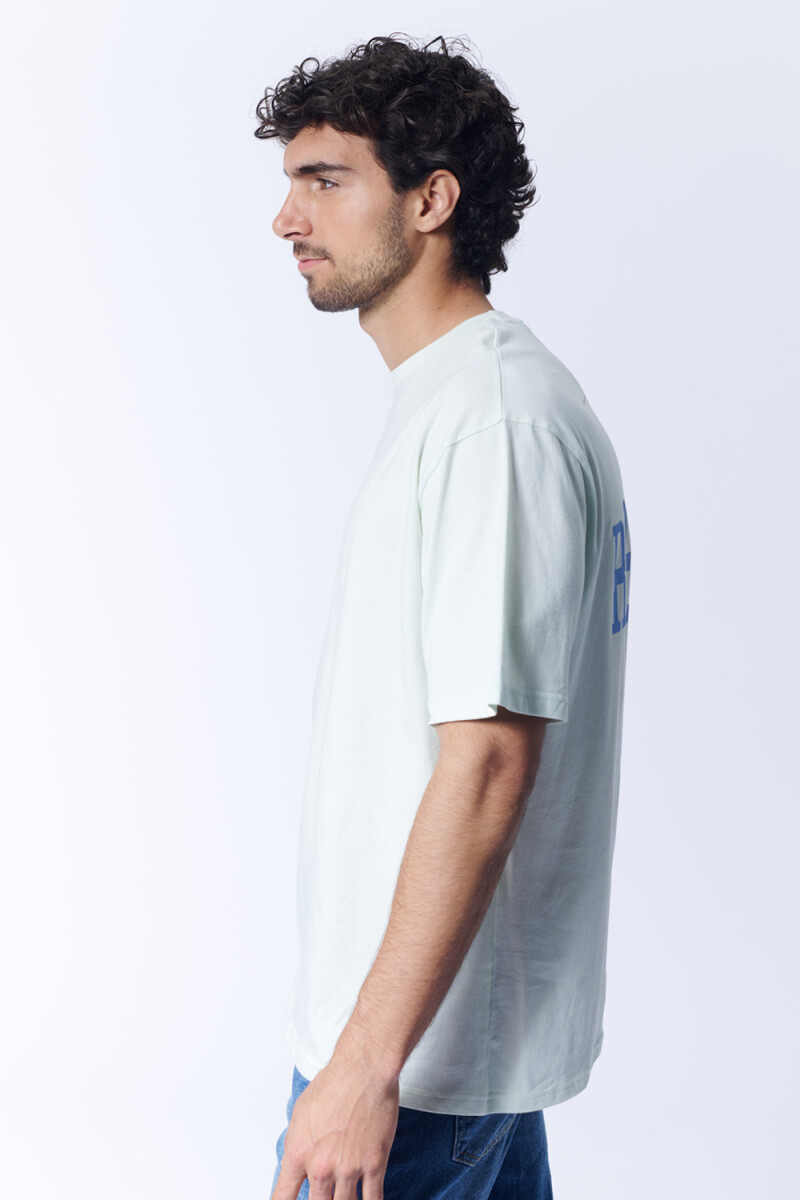 Remera oversize Resilience Verde Agua