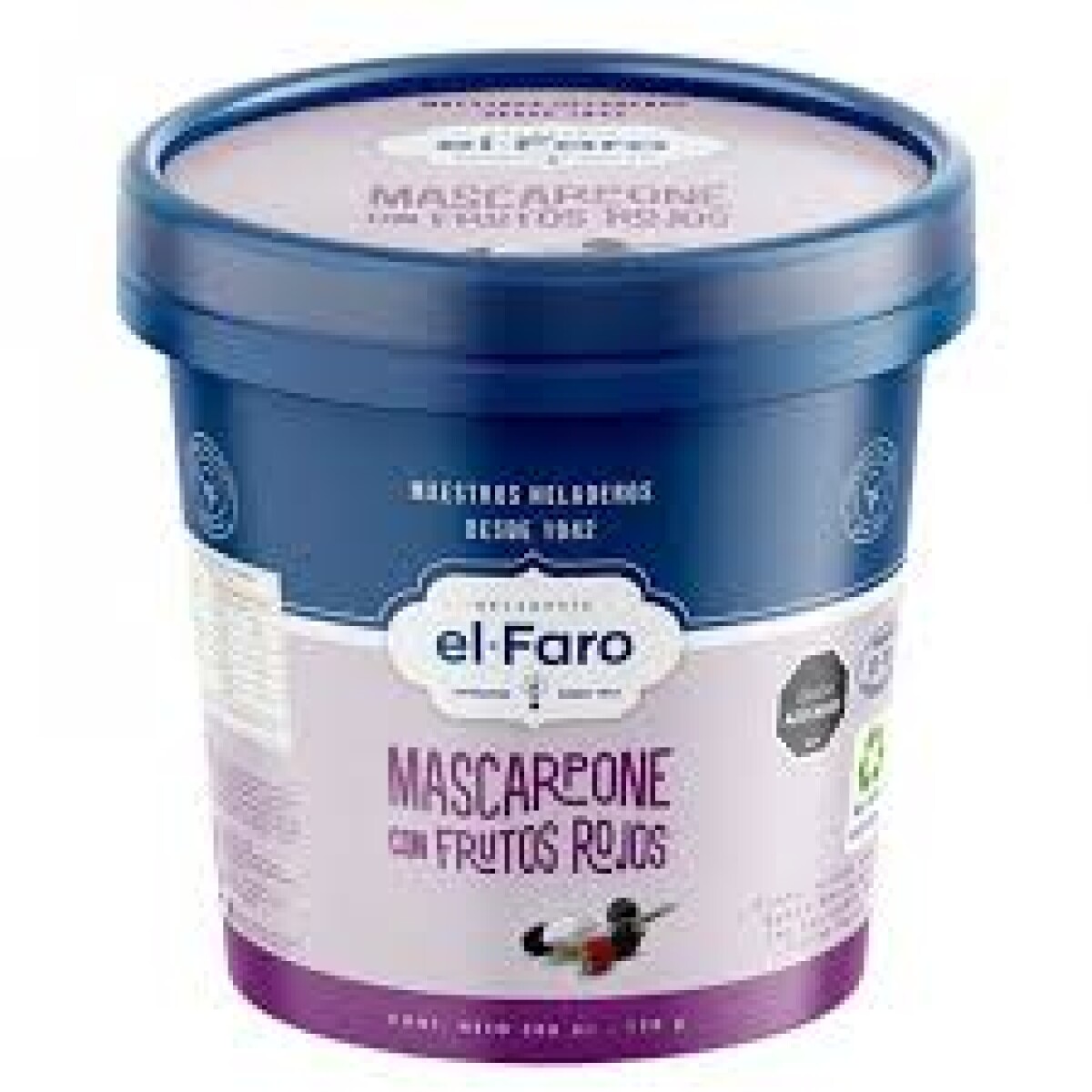 HELADO MASCARPONE FRUTOS ROJOS EL FARO 200 ML 