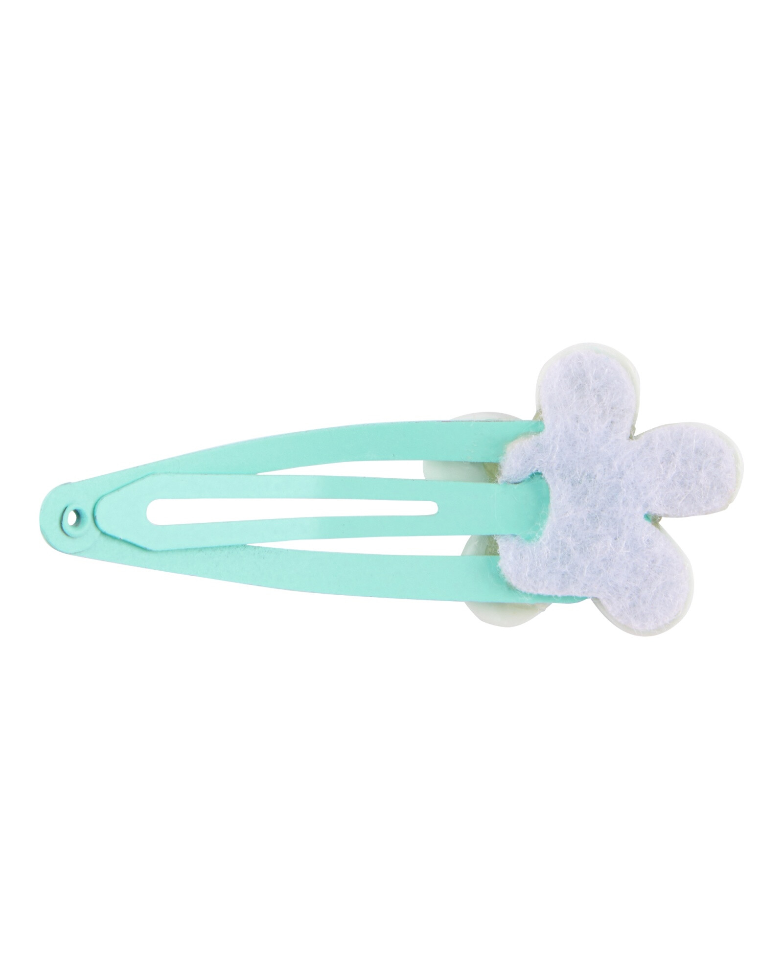 Pack seis pinzas de pelo, diseño floral Sin color