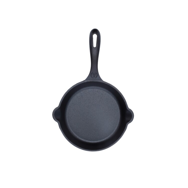 SARTEN VICTORIA HIERRO FUNDIDO 16.5CM NEGRO