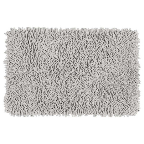 Alfombra Shaggy Felpudo 40x60cm Deco Hogar Living Baño Blanco