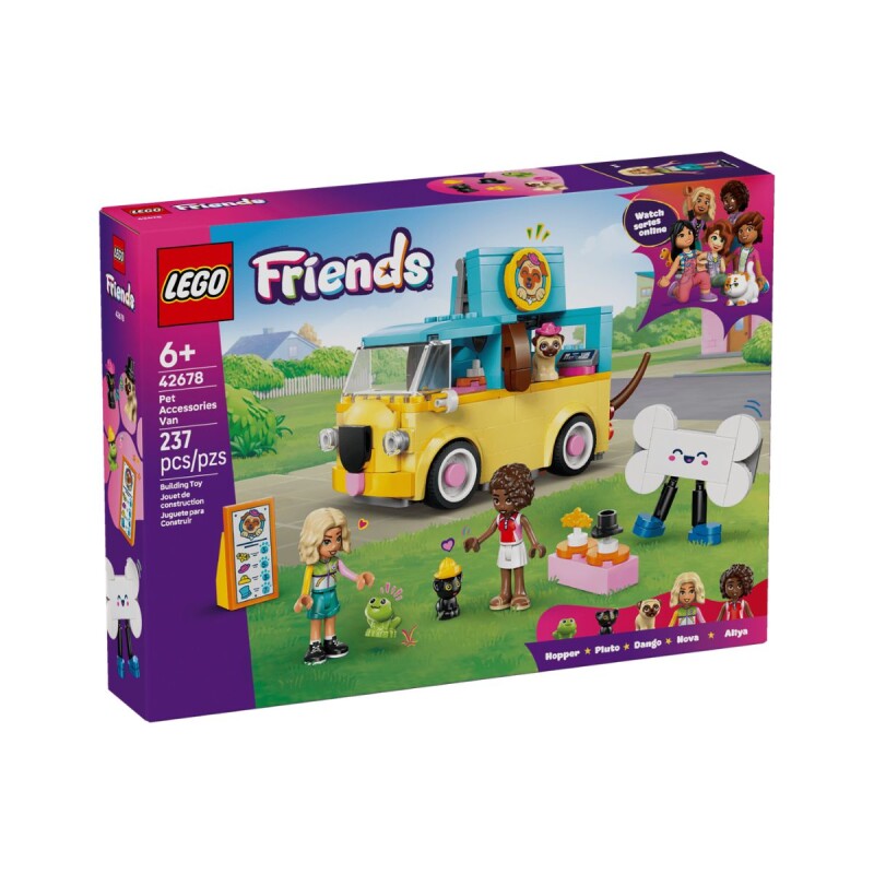 Bloques para armar Lego Friends Furgoneta de accesorios caninos 237 pcs 6+ Bloques Para Armar Lego Friends Furgoneta De Accesorios Caninos 237 Pcs 6+