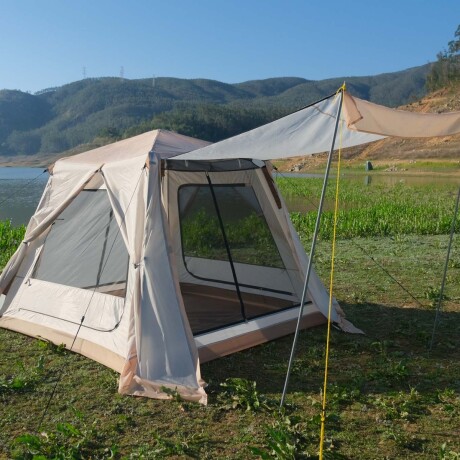 Carpa automática con sobretecho, 2 - 3 personas Carpa automática con sobretecho, 2 - 3 personas