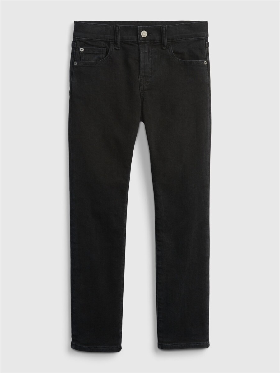 Jean Slim Soft Niño - Black Wash 