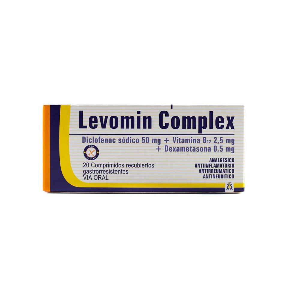 LEVOMIN COMPLEX CJ X 20 COMPRIMIDOS única