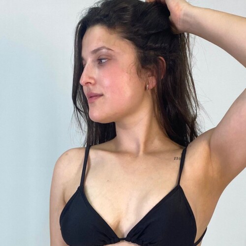 Top Bikini Liso Cameron Negro