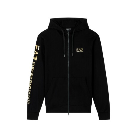 ARMANI EA7 HOODIE BLACK/GOLD