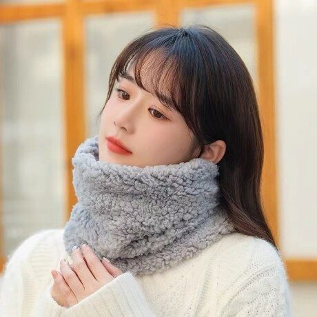 Cuello Bufanda Soft Varios Colores Gris
