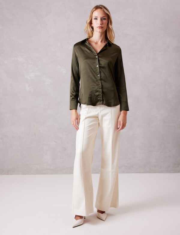 Camisa Saten OLIVA