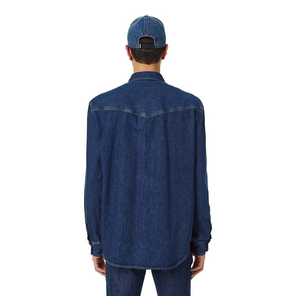 Camisa Para Hombre D-Ocean Blue Denim