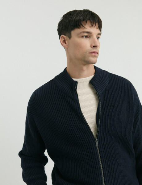 470184 CARDIGAN FERAUD Azul Oscuro