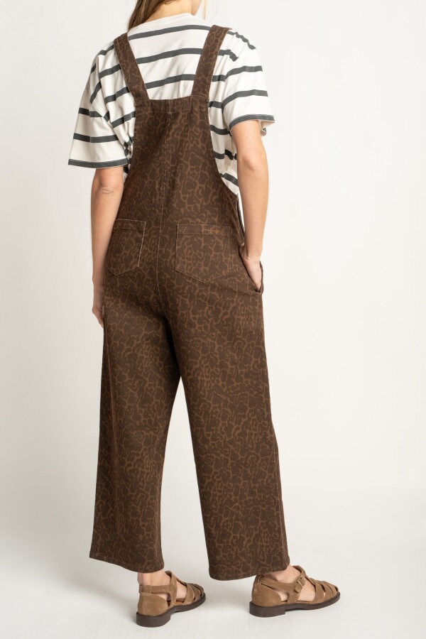 Enterito Animal Print Marron